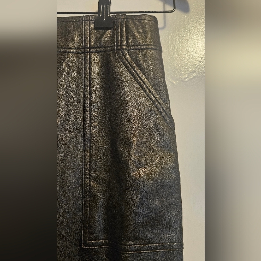 SPANX Women's Black Faux Leather Pants Size Small - Picture 7 of 7